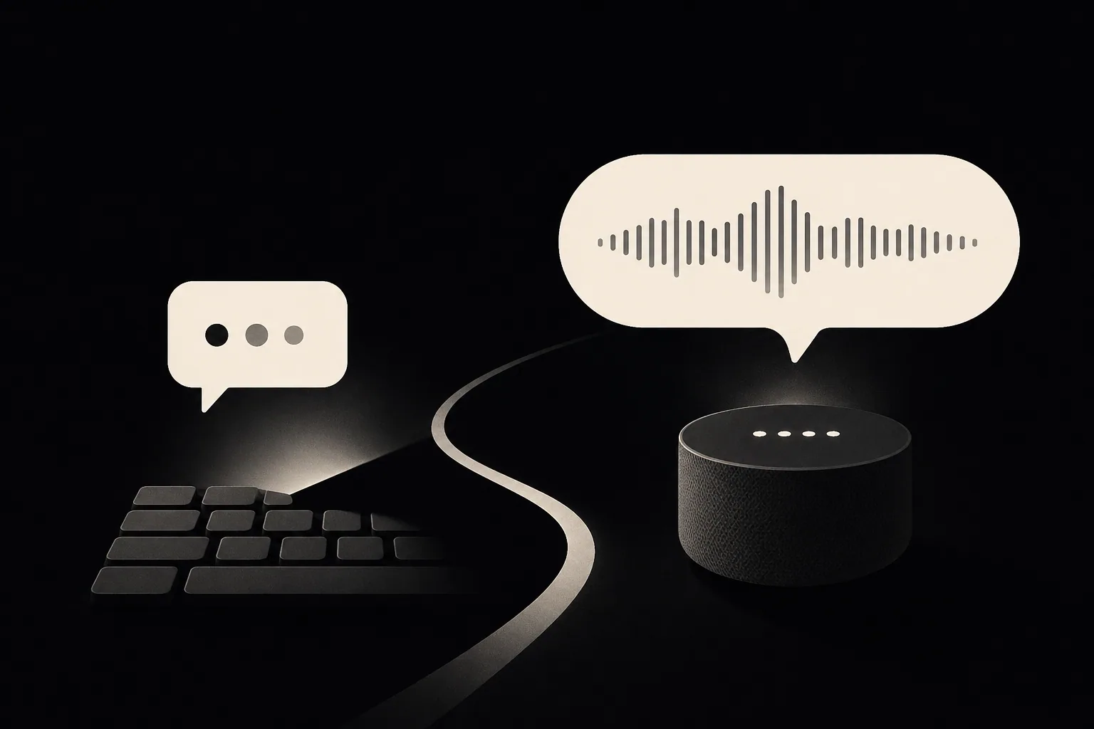 Illustration for How Voice Queries Differ From Typed Searches